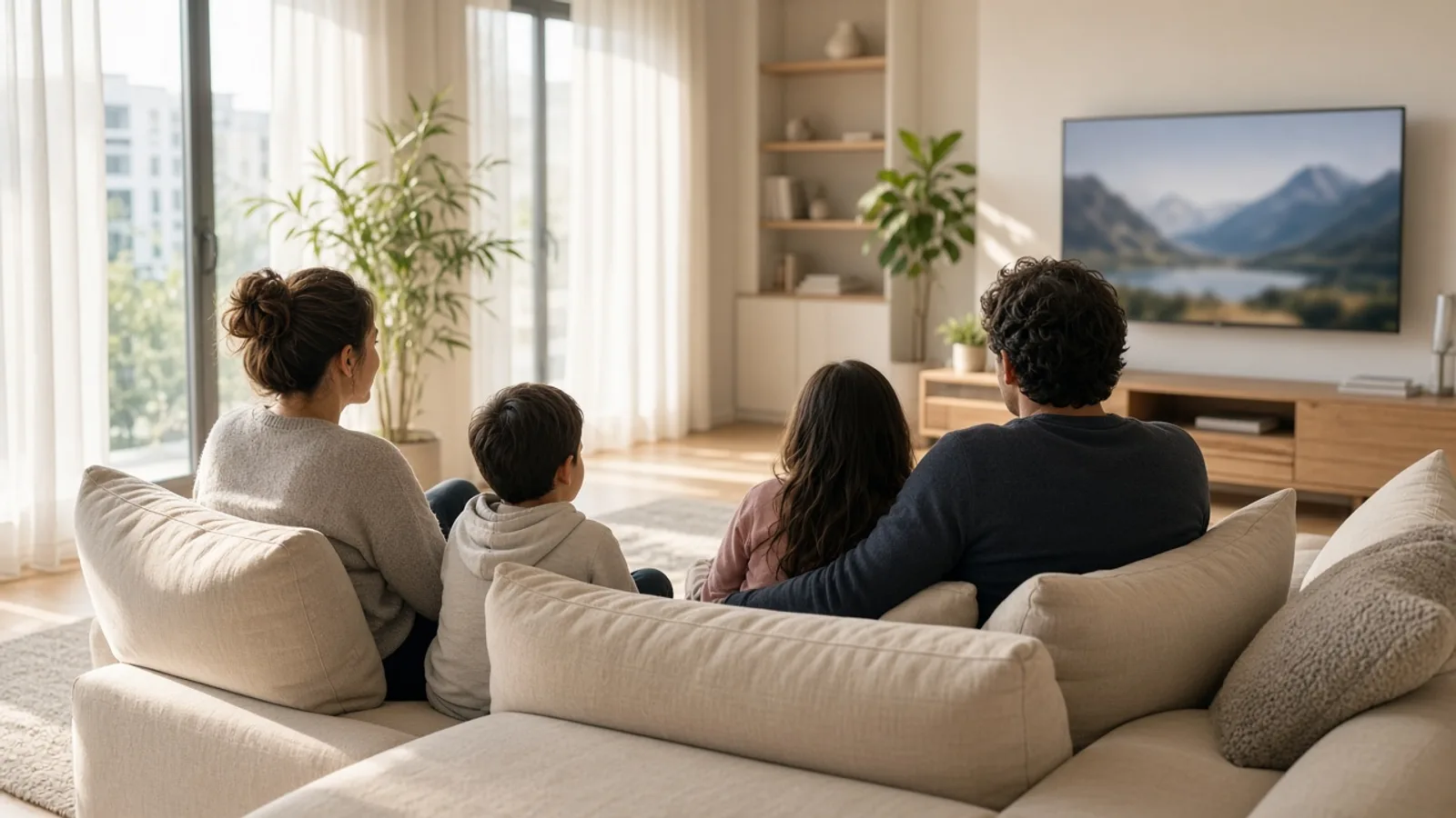 Smart-TV Streaming Wohnzimmer